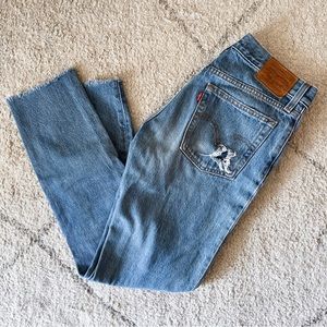 Levis Wedgie Jeans sz 24 with Button Fly - Like New